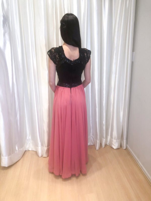 Vestido longo Verde Modelo Solto - Imagem 2