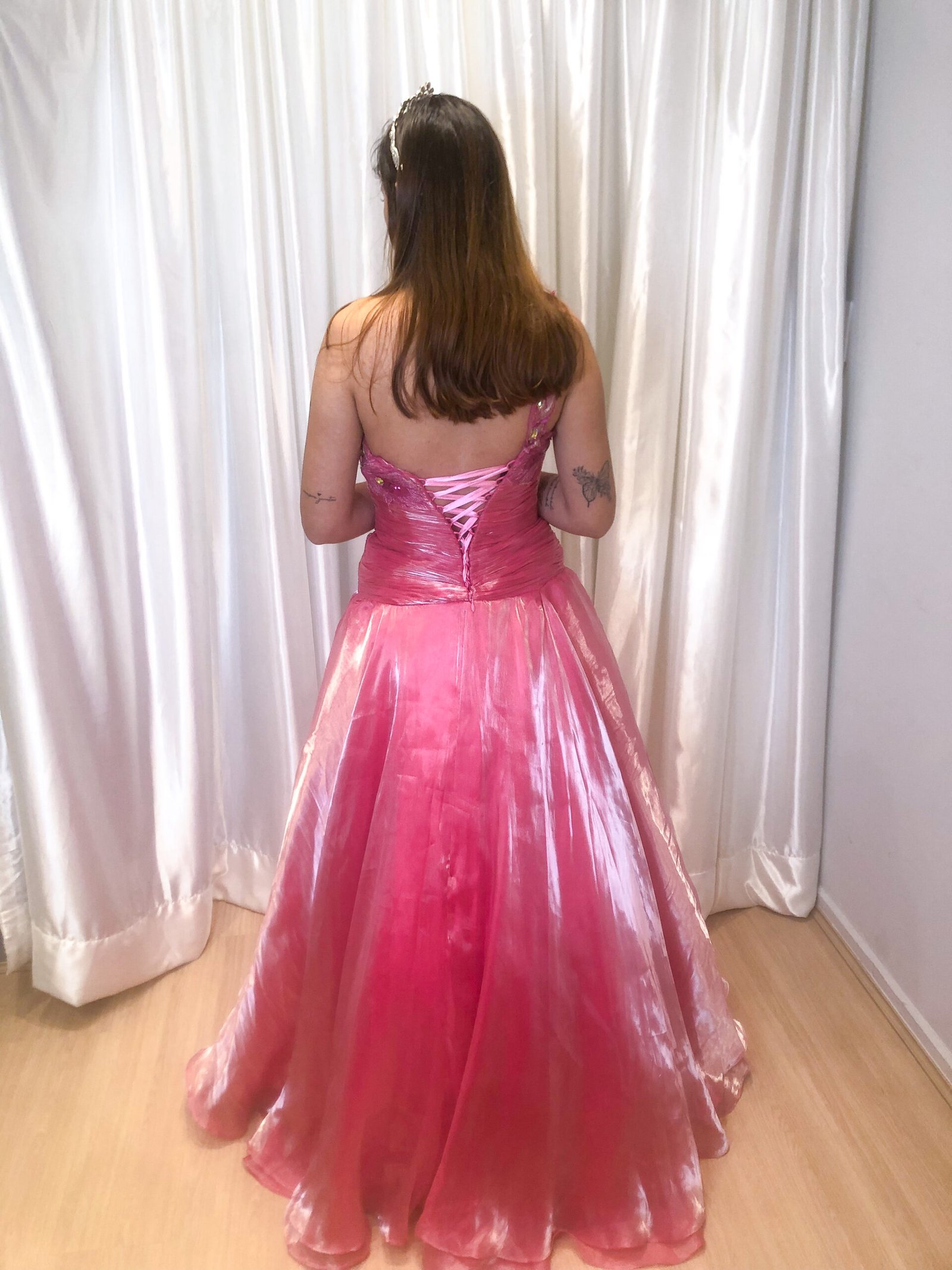Vestido de 15 anos Rosa Canela - Imagem 2