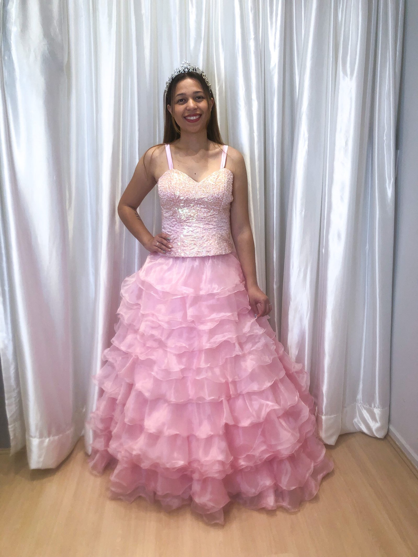 Vestido de 15 anos Rosa