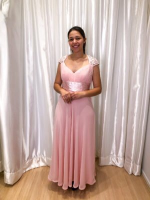 Vestido Longo Rosa