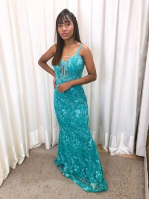 Vestido Longo Verde Modelo Sereia