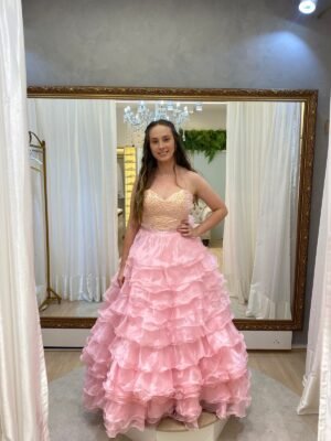 Vestido de 15 anos Rosa
