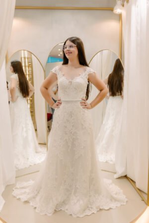 Vestido de Noiva Modelo Evasê