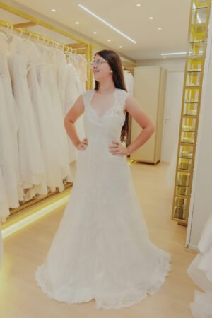 Vestido de Noiva Modelo Evasê