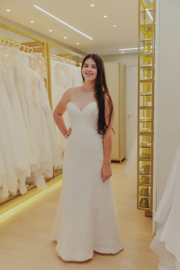 Vestido de Noiva Modelo Evasê