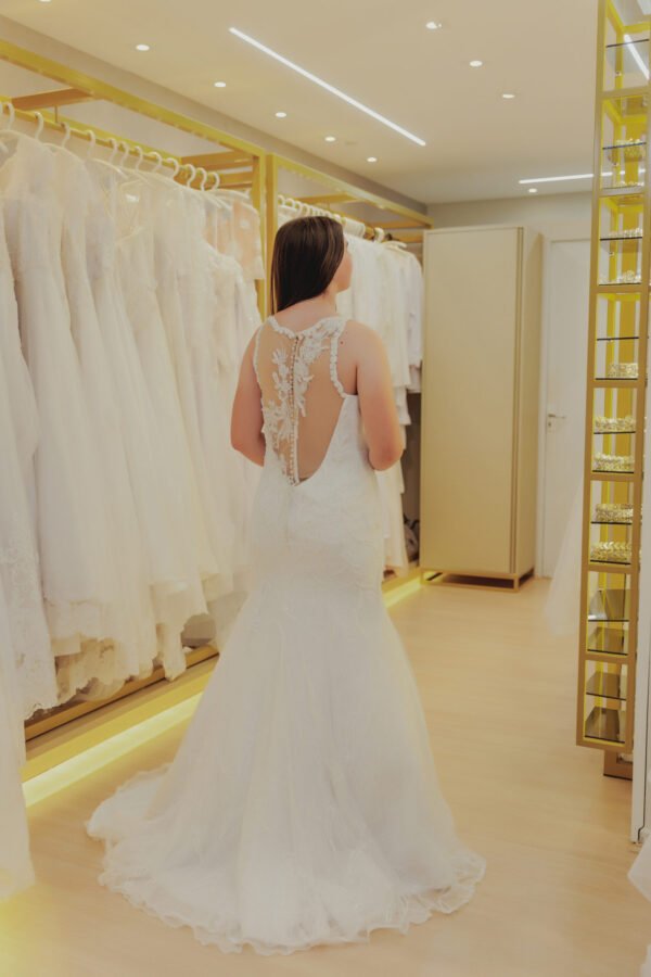 Vestido de Noiva Modelo Sereia - Imagem 3